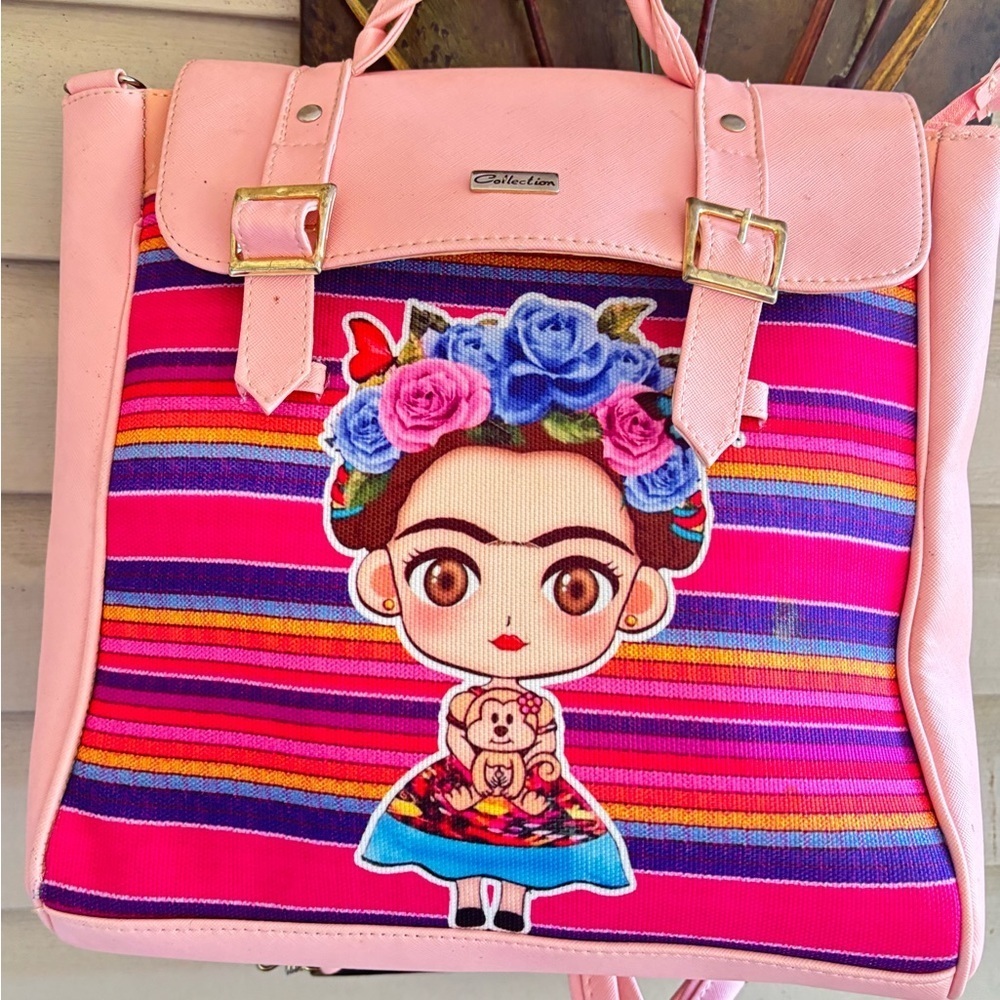 Frida Kahlo-themed backpack - Picture 3 of 12